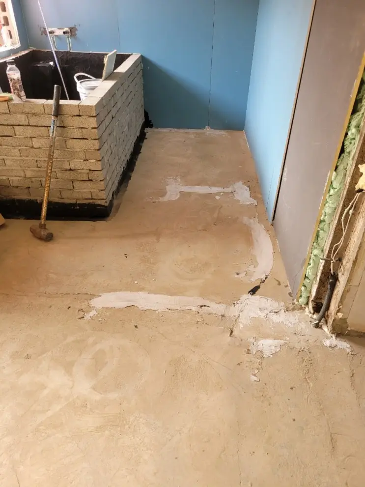 Forty Bags of Liquid Floor: The Leveling Pour — photo 3