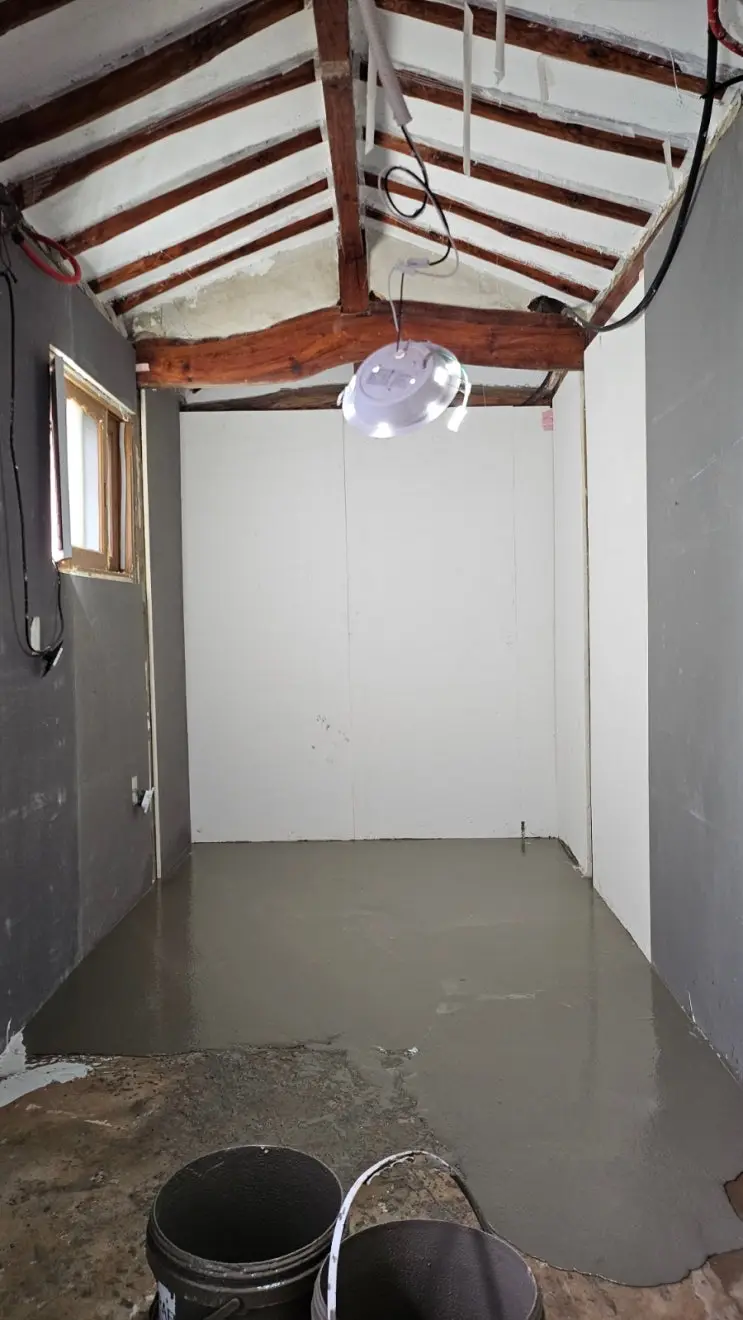 Forty Bags of Liquid Floor: The Leveling Pour — photo 8