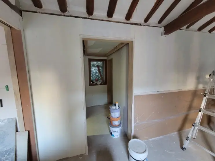 The First Brushful of White: Paint Testing Begins — photo 11