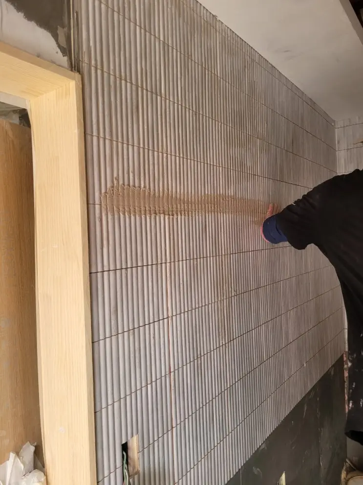Ten Blades and a Rubber Mallet: Grout Day — photo 11