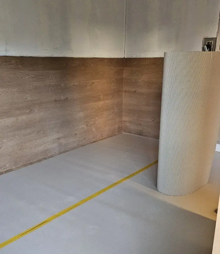 Hardwood Over Red Clay Paste: The Floor Goes In — photo 7